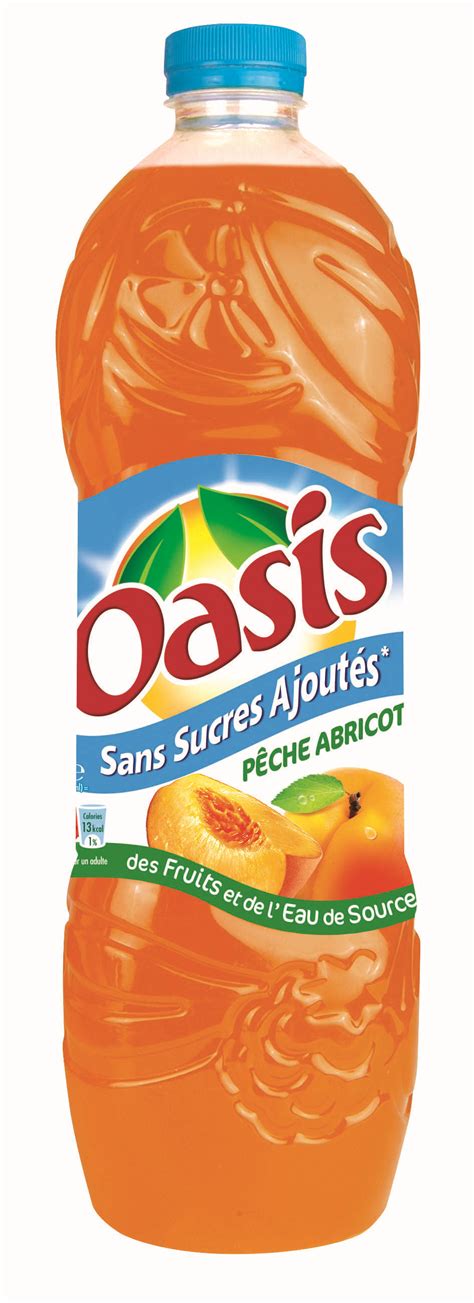 Gamme Oasis Sans Sucres Ajoutés Pêche Abricot Jus De Fruit Abricot