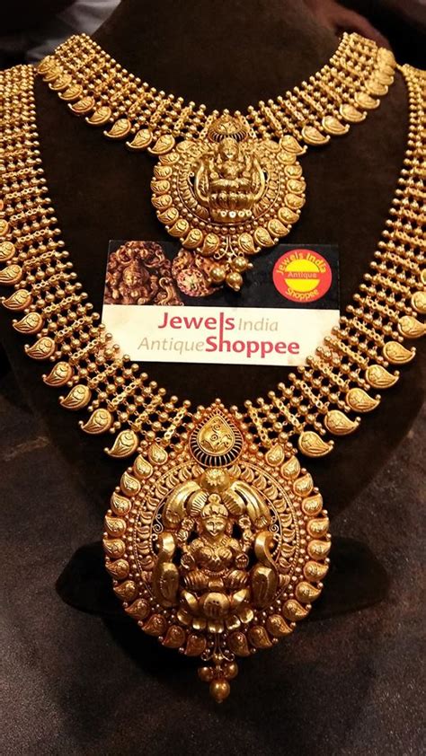 South Indian Antique Gold Jewellery Designs New Models • South