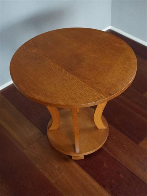 ✅ browse our daily deals for even more savings! Early 20th Century, Circular Oak Art Deco Coffee Table or ...