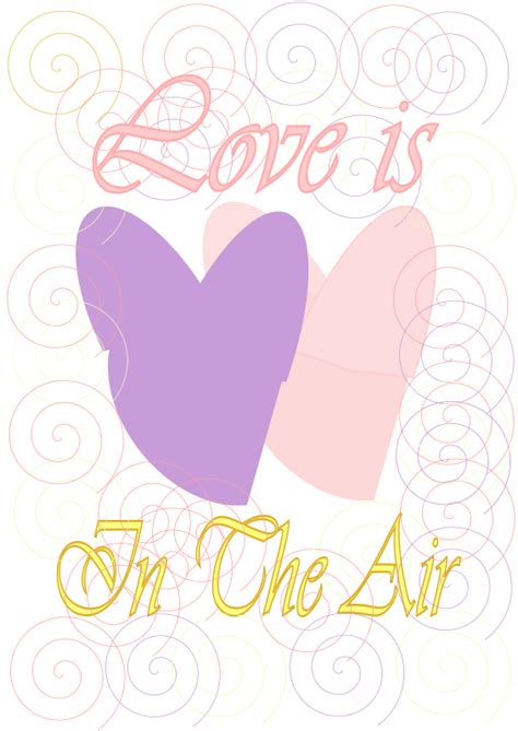 Love Is In The Air Free Stock Clipart