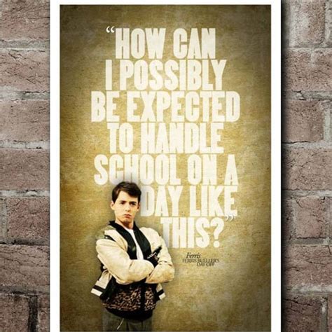 Ferris Bueller Quote Etsy