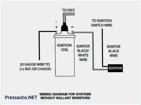 The duraspark ii distributor cap is larger in diameter to allow the high tension terminals to be spaced. Ignition Coil Wiring Diagram | Wiring Diagram