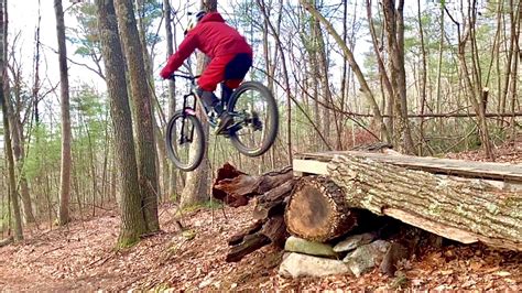 Awesome Mountain Bike Trail In Central Mass Youtube