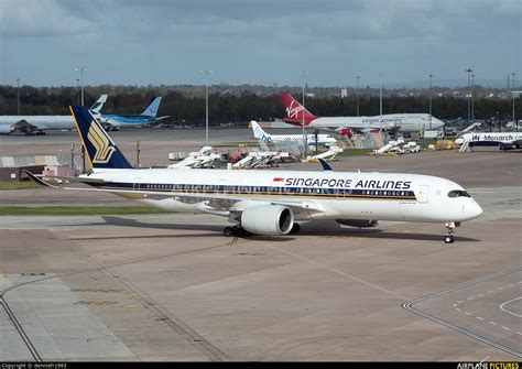 9v Smd Singapore Airlines Airbus A350 900 At Manchester Photo Id