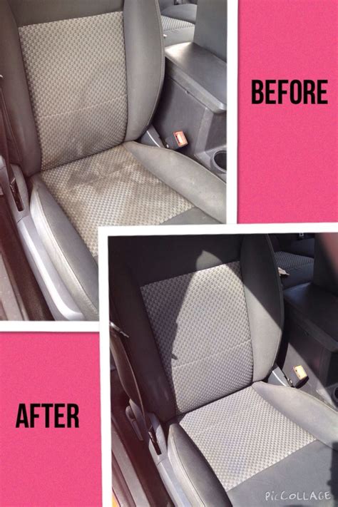 Use clean water to rinse away the vinegar mixture before drying the seats by applying pressure with dry towels. Clean water spots and stains from your cloth car seats ...