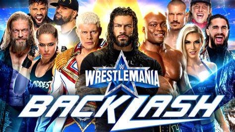 Wwe Wrestlemania Backlash Inside Sport India