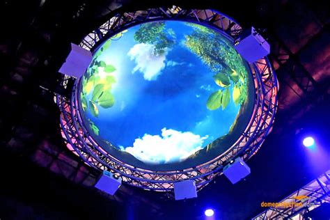 Simulation Dome Projection Screen Projection Domes 3 Meter Diameter
