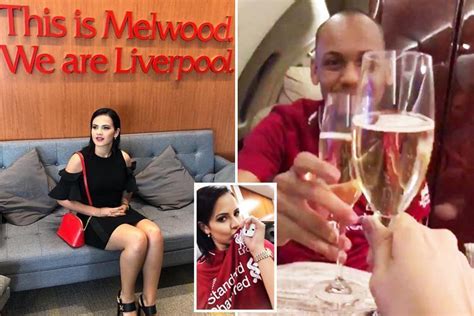 Fabinhos Wag Rebeca Tavares Toasts To New Liverpool Stars Transfer With Champagne On Private