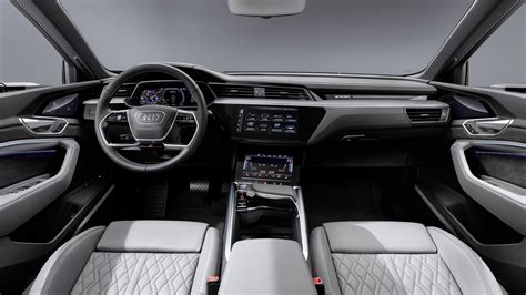 Audi E Tron 55 Quattro Sportback S Line 2020 5k Interior Wallpaper Hd