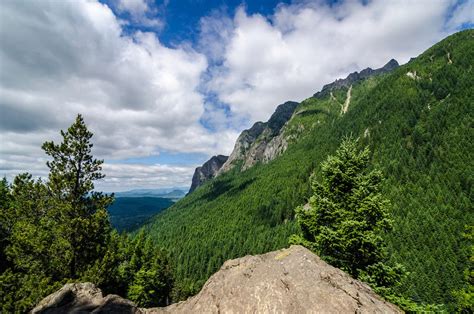 Little Si Day Hike Looking Towards Mt Si From Little Si Summit