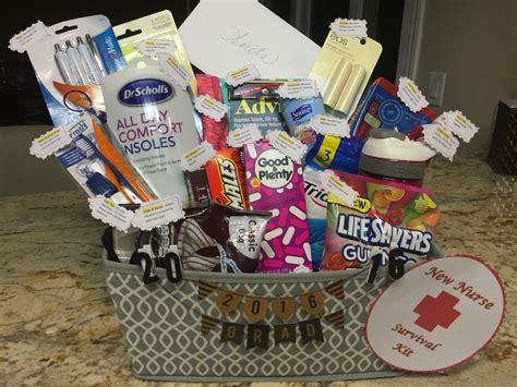 Or maybe you just want to get yourself a fun and fancy nursing student gift? Nursing School Survival Kit … | School survival kits ...