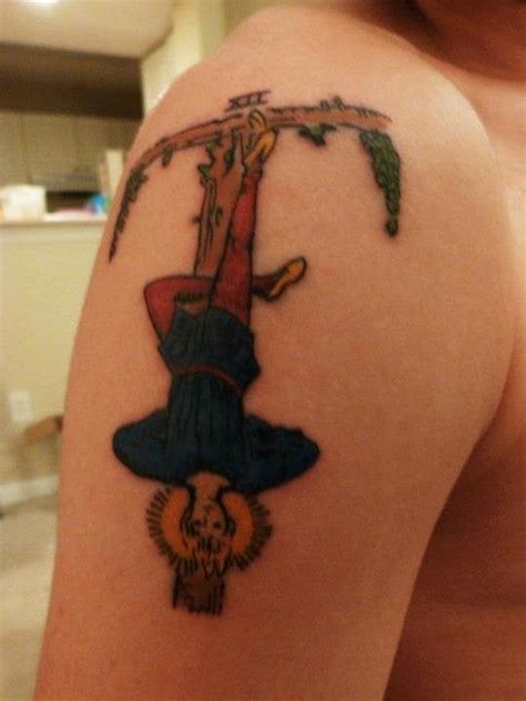 I've never heard of the hanged man before. My 1st tattoo. The 12th Major Arcana in the Tarot, The ...