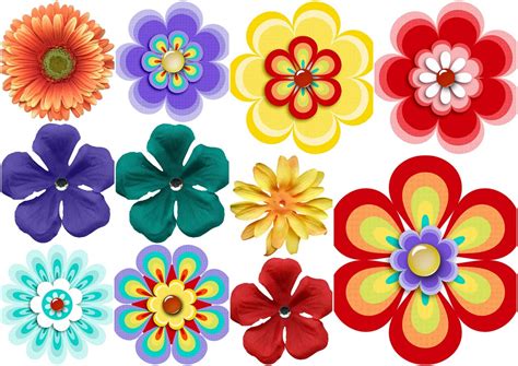 Imagenes De Flores Para Imprimir A Color Y Recortar