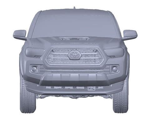 Toyota Tacoma 2016 Complete 3d Scan Model 3d Model Cgtrader