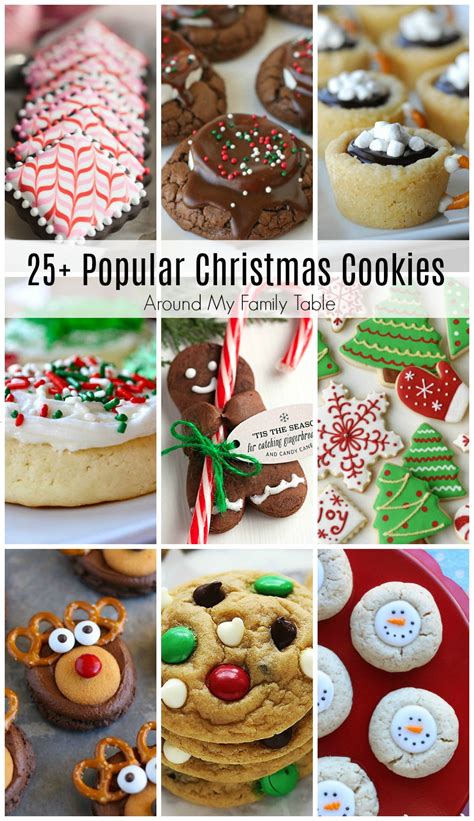 Choose a favourite from our best simple festive puds. Most Popular Christmas Cookie Recipes - Around My Family Table