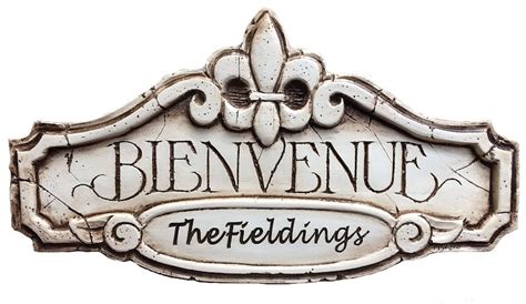 Custom Bienvenue French Welcome Sign Etsy