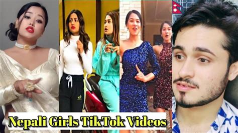 Nepalese Girls Make Awesome Tiktok Videos Reaction Youtube