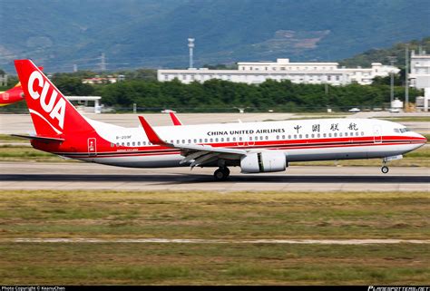 B 209f China United Airlines Boeing 737 89pwl Photo By Keanuchen Id