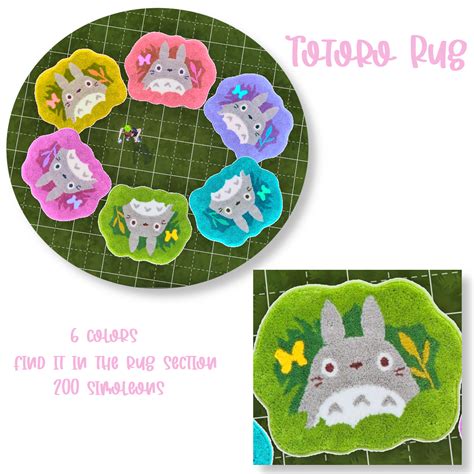 Mod The Sims Totoro Rug
