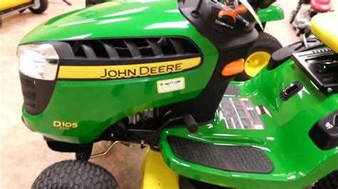 Walkaround Of A New John Deere D105 Lawn Tractor Youtube