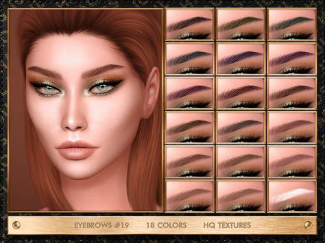 The Sims Resource Eyebrows 19