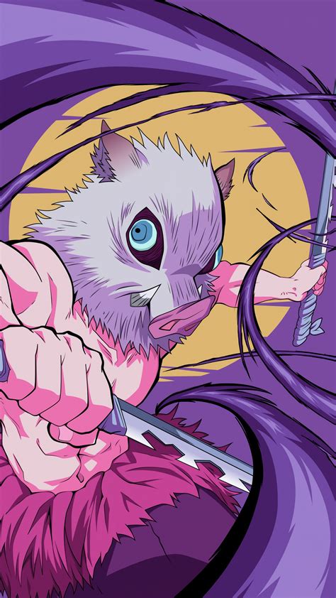 Inosuke Hashibira Wallpaper 4K, Demon Slayer: Kimetsu no Yaiba