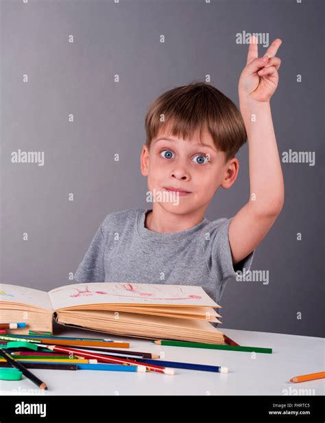 Hardworking Pupil Education Concept Stock Photo Alamy