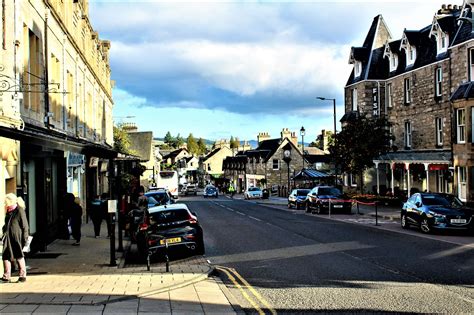 Pitlochry Is A Popular Village In Central Scotland And Good Base For