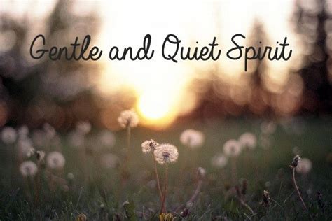 30 Days Of Reflection Day 4 A Gentle Quiet Spirit Best Songs Quiet