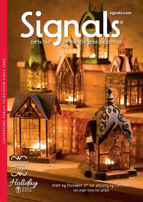 Free home decor catalogs by mail. Another one of my favorites for unusual gifts. Signals ...