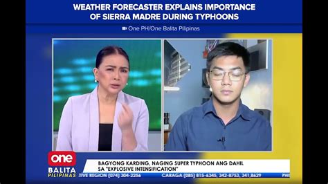 Weather Forecaster Explains Importance Of Sierra Madre During Typhoons