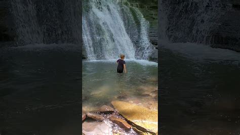 Waterfall Swimming YouTube