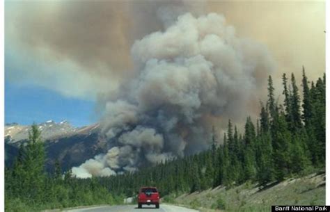 Spreading Creek Wildfire Rips Through Banff National Park Photos