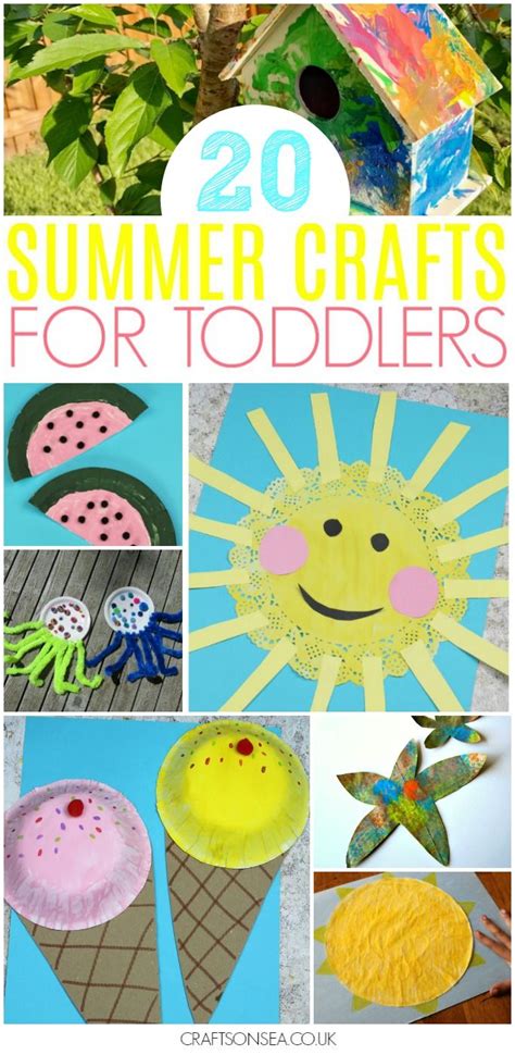 45 Easy And Fun Summer Activities For Toddlers Summer Crafts For