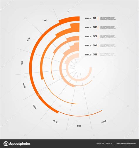 Sunburst Chart Color Infographics Step By Step In A Series Of Circle