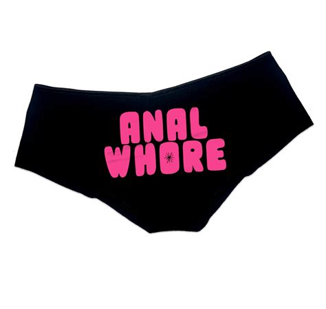 Anal Whore Panties Sexy Slutty Funny Naughty Panties Booty Etsy Norway
