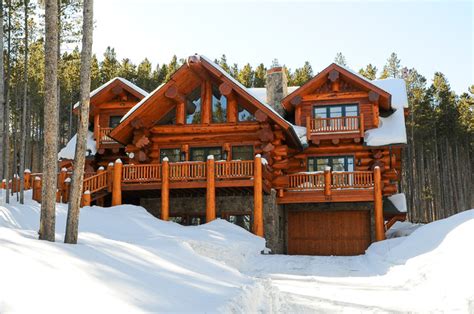 Pioneer Log Homes Of Bc Breckenridge Traditional Exterior