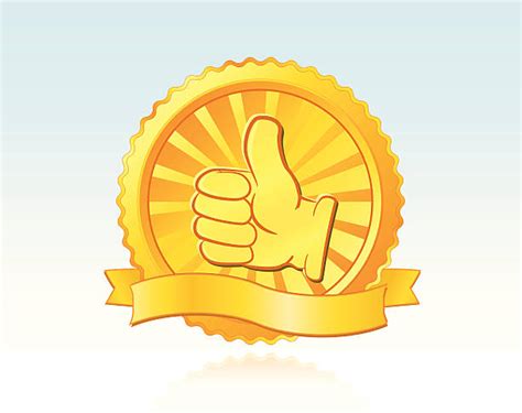 Gold Seal Approval Clip Art Illustrations Royalty Free Vector Graphics