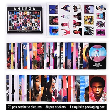 Anerza 100 Pcs Album Cover Posters Album Covers Wall Collage Kit