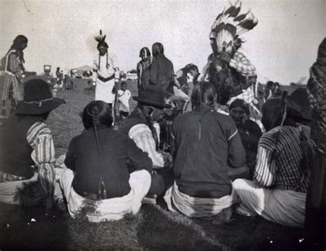 Pawnee Singers And Dancers In Oklahoma Circa 1910 Pawnee Indians