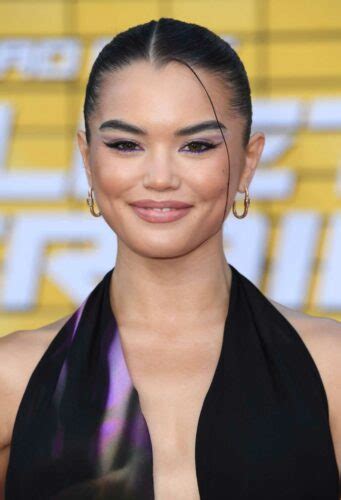 Paris Berelc Attends The Premiere Of Bullet Train In Los Angeles