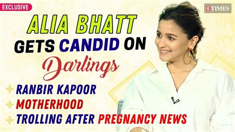 Alia Bhatts Candid Chat On Darlings Ranbir Kapoor Trolling After Pregnancy News And More Youtube