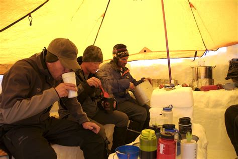 cook tent 14 000ft mt mckinley team members enjoy hot … flickr