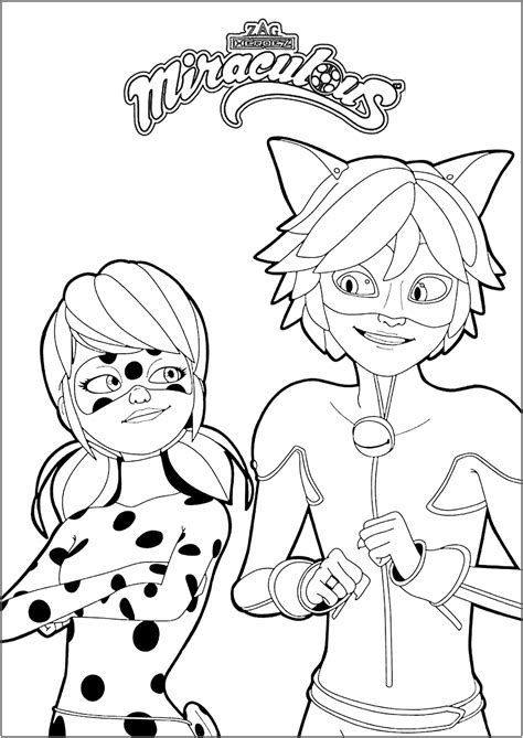 Lady bug / Miraculous  coloriage pour enfants  Coloriage Miraculous