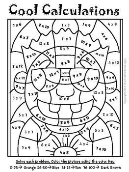 Product | Math coloring worksheets, Math coloring, Fun math worksheets