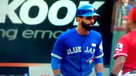 Rougned Odor Punches Bautista In The Jaw Slow Motion Video