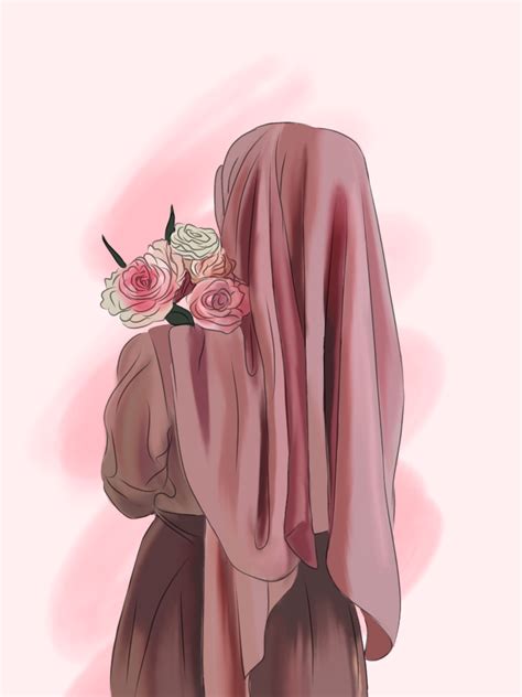 Pink Hijab Hijab Dp Muslim Hijab Islamic Girl Images Islamic Girl