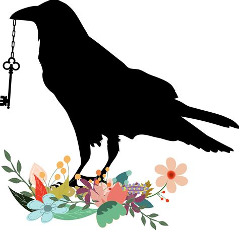 191,397 transparent png illustrations and cipart matching line art. Clipart - Raven With Key