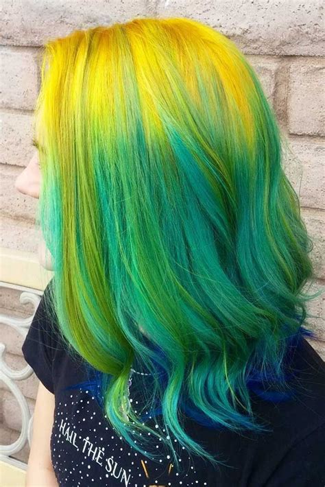 33 Colorful Ombre Hair Ideas To Inspire You This Summer Blue Ombre