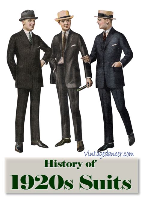 1920s Men Fashion The Suit 1920s Mens Fashion History 1920s Mens